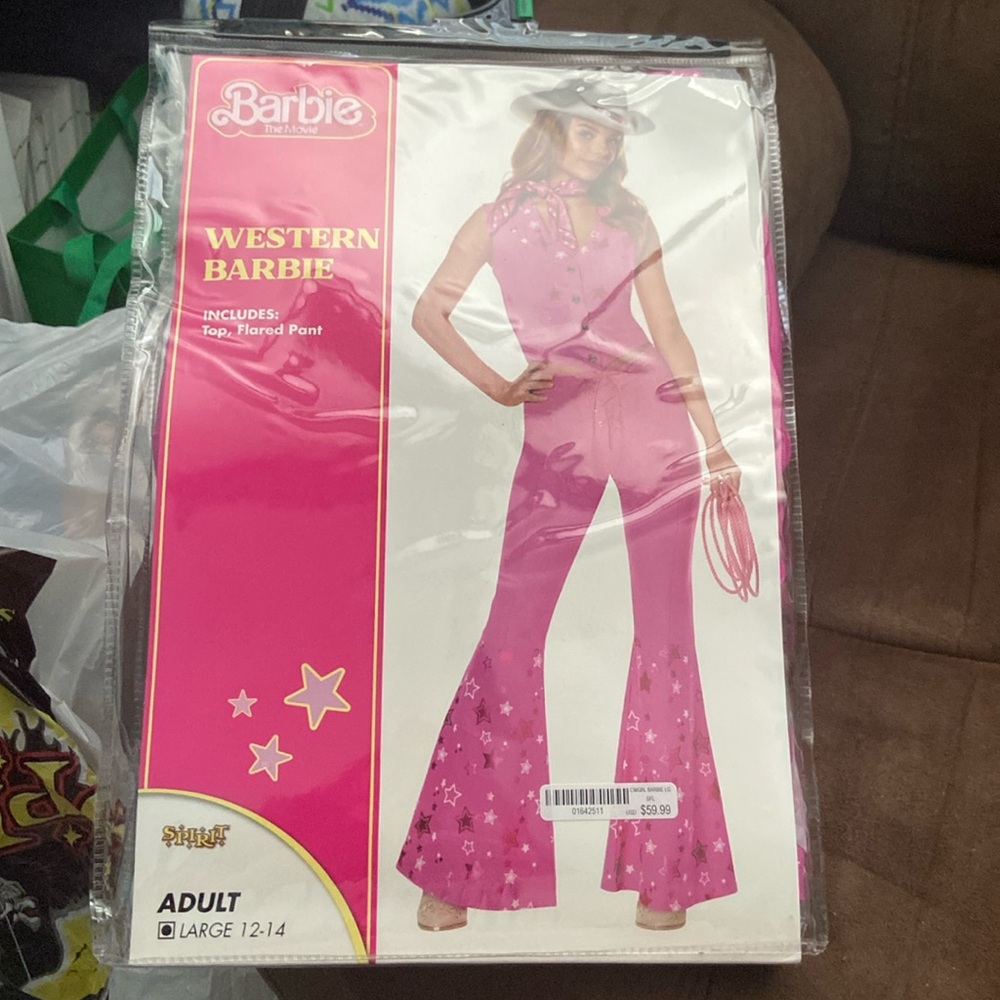 Western Barbie Halloween costume Large size 12-14